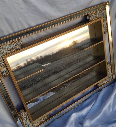 metal shadow box mirror|vintage shadow boxes for sale.